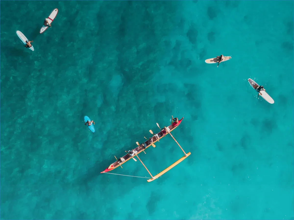 Kajak oder SUP Tour auf dem Wasser durch Saarbrücken
